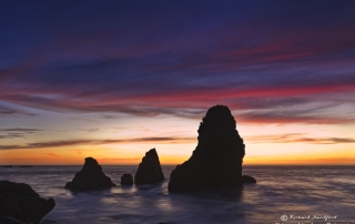 Sunset Baker Beach Oregon