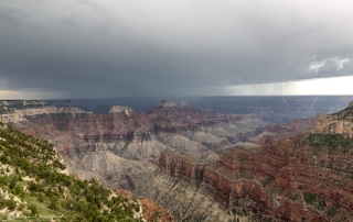 Grand Canyon Lightning