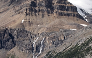 Waterfall Peyto Lake