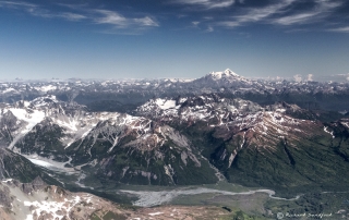 Aerial Redoubt Volcano