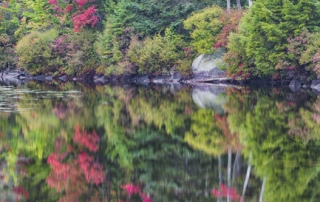 Kettle Pond Vermont Fall Reflection