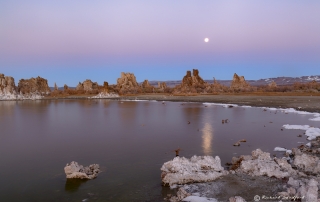 Mono Lake Twilight Moon