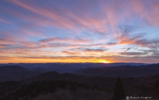 North Carolina Mountain Sunset