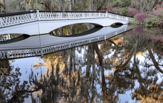 Magnolia Plantation Bridge Reflection