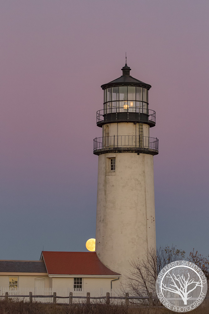 Cape Cod Lighthouse Super Moon