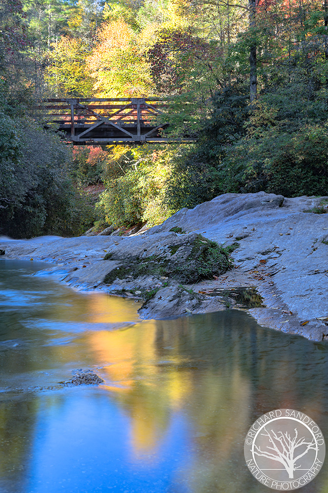 Chattooga River Iron Bridge Fall Color